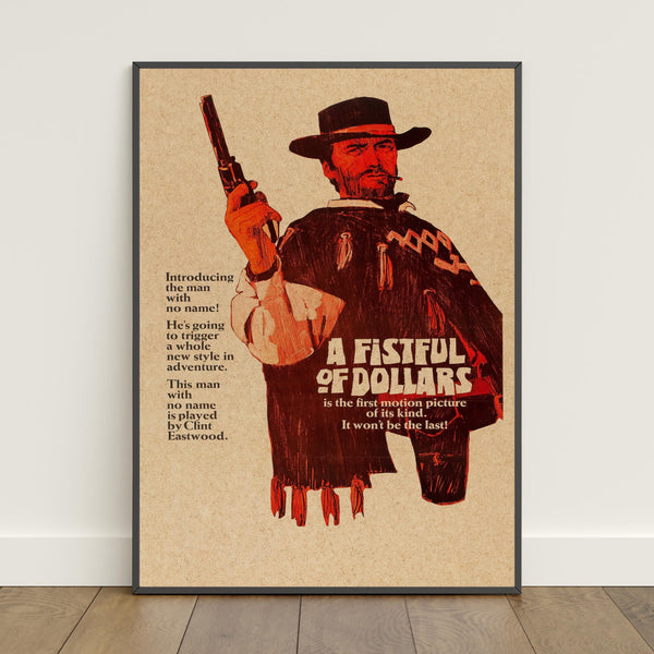A Fistful of Dollars Poster  Retro Print  Wall Art  Home Decor  Gift Poster  Movie Poster 1811836836 - Copy (4)
