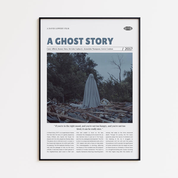 A Ghost Story, David Lowery, Retro Movie Poster, Custom Movie Poster Print 4421174316