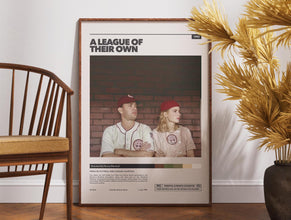 A League of Their Own Movie Poster, Film Poster, Penny Marshall, Tom Hanks, Gift for Her, Wall Art, Gift for Him, Home Decor, Retro Movie 1877010622