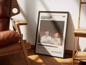 A League of Their Own Poster, Film Wall Art, Tom Hanks, Baseball Movie Print 1904401695