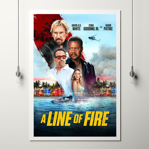 A Line of Fire 2025 Poster Art Print Movie Posters TV Posters Gift for Movie lovers 1