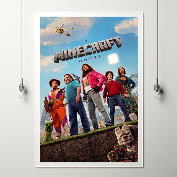 A Minecraft Movie 2025 Poster Art Print Movie Posters TV Posters Gift for Movie lovers 3