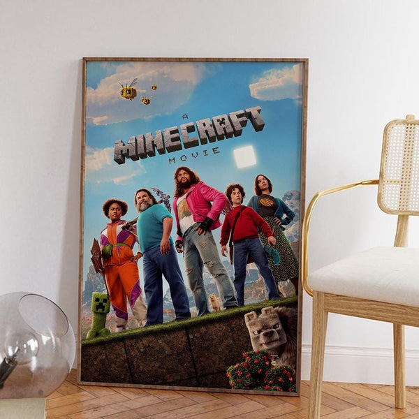 A Minecraft Movie Poster,Wall Art ,Art Home decoration Poster,Gifts High Quality ,Canvas Art Print 1885219850