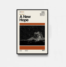 A New Hope - Star Wars Poster, Star Wars Print, Tv Series Poster, Midcentury Art, Minimalist Art, Retro Poster, Vintage Poster 1828629513