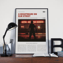 A Nightmare on Elm Street, Wes Craven, Retro Movie Poster, Custom Movie Poster Print 4421169934