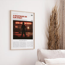 A Nightmare on Elm Street, Wes Craven, Retro Movie Poster, Custom Movie Poster Print 4421169934