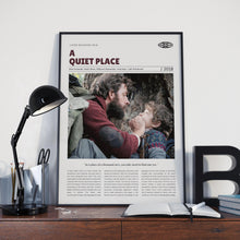 A Quiet Place, John Krasinski, Retro Movie Poster, Custom Movie Poster 4421174086