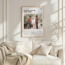 A Rainy Day in New York, Woody Allen, Retro Movie Poster, Custom Movie Poster Print 4421168611
