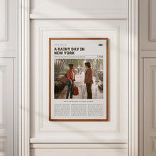A Rainy Day in New York, Woody Allen, Retro Movie Poster, Custom Movie Poster Print 4421168611
