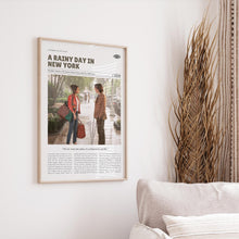 A Rainy Day in New York, Woody Allen, Retro Movie Poster, Custom Movie Poster Print 4421168611