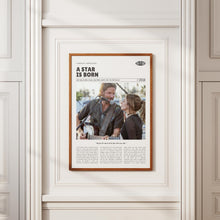 A Star Is Born, Bradley Cooper, Retro Movie Poster, Custom Movie Poster 4421167687