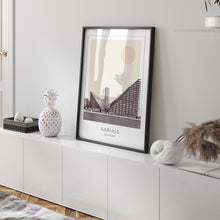 Aarhus Poster Print, Aarhus Travel Poster, Aarhus Minimalistic Wall Art, Aarhus, Denmark 1882439601
