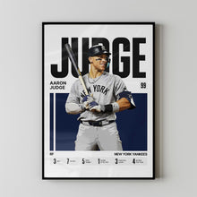 Aaron Judge #99 Poster  New York Baseball Wall Art