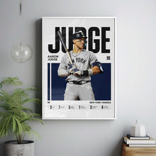 Aaron Judge #99 Poster  New York Baseball Wall Art