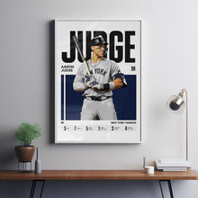 Aaron Judge #99 Poster  New York Baseball Wall Art