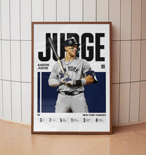 Aaron Judge #99 Poster  New York Baseball Wall Art
