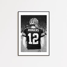 Aaron Rodgers Poster, Fan Poster, Black and White Wall Art, Sport Poster, Photograph Prints,American Football Gift, Sport Decor 1828220081