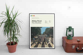 Abbey Road, The Beatles Poster, Album Artwork, Retro Print 1001985549