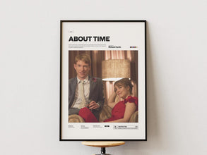 About Time Poster, Domhnall Gleeson and Rachel McAdams Poster, About Time Print, Movie Wall Art, Time Travel Movie Poster 4316933975