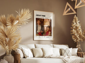About Time Poster, Domhnall Gleeson and Rachel McAdams Poster, About Time Print, Movie Wall Art, Time Travel Movie Poster 4316933975