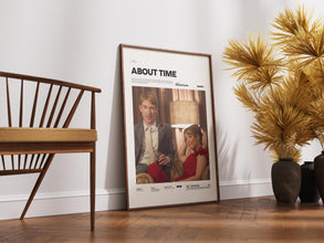 About Time Poster, Domhnall Gleeson and Rachel McAdams Poster, About Time Print, Movie Wall Art, Time Travel Movie Poster 4316933975