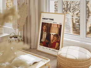 About Time Poster, Domhnall Gleeson and Rachel McAdams Poster, About Time Print, Movie Wall Art, Time Travel Movie Poster 4316933975