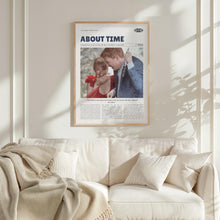 About Time, Richard Curtis, Retro Movie Poster, Custom Movie Poster 4421170294