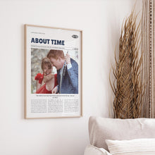 About Time, Richard Curtis, Retro Movie Poster, Custom Movie Poster 4421170294