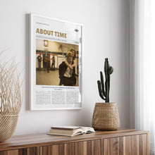 About Time, Richard Curtis, Retro Movie Poster, Custom Movie Poster Print 4421165517