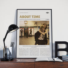 About Time, Richard Curtis, Retro Movie Poster, Custom Movie Poster Print 4421165517