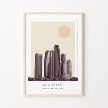 Abu Dhabi Poster Print, Abu Dhabi Travel Poster, Abu Dhabi Minimalistic Wall Art, Abu Dhabi, United Arab Emirates 1882437855