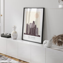 Abu Dhabi Poster Print, Abu Dhabi Travel Poster, Abu Dhabi Minimalistic Wall Art, Abu Dhabi, United Arab Emirates 1882437855