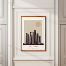 Abu Dhabi Poster Print, Abu Dhabi Travel Poster, Abu Dhabi Minimalistic Wall Art, Abu Dhabi, United Arab Emirates 1882437855