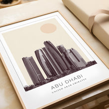 Abu Dhabi Poster Print, Abu Dhabi Travel Poster, Abu Dhabi Minimalistic Wall Art, Abu Dhabi, United Arab Emirates 1882437855