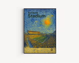 Acrisure Stadium Poster, Steelers Poster, Minimalist, Helvetica, Mid-Century Modern, Football Art, Football Stadium Poster