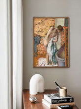 After the Bath by Edgar Degas Print,  After the Bath 1885 Poster, Degas Exhibition Poster, Degas wall Art, Naked Woman print 1190628874