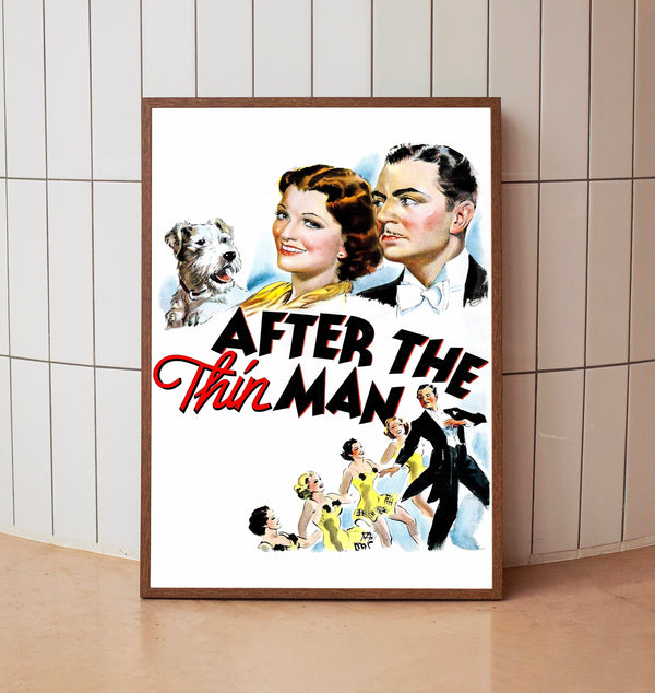 After the Thin Man 1936Poster Art Print Movie Posters Gift for Movie lovers 1