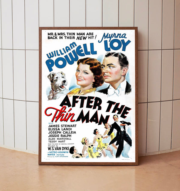 After the Thin Man 1936Poster Art Print Movie Posters Gift for Movie lovers 2
