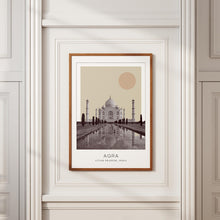 Agra Poster Print, Agra Travel Poster, Agra Minimalistic Wall Art, Agra, Uttar Pradesh, India 1882437495