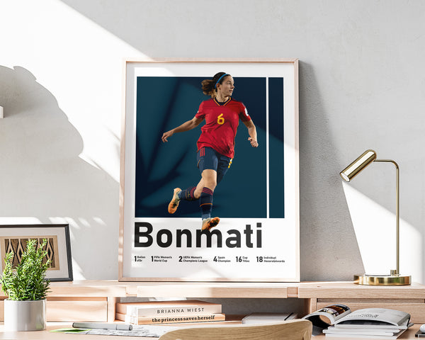 Aitana Bonmati Poster, Spanish Football Art Sport Poster 1600255135