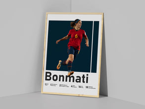 Aitana Bonmati Poster, Spanish Football Art Sport Poster 1600255135