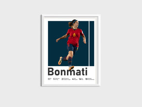 Aitana Bonmati Poster, Spanish Football Art Sport Poster 1600255135