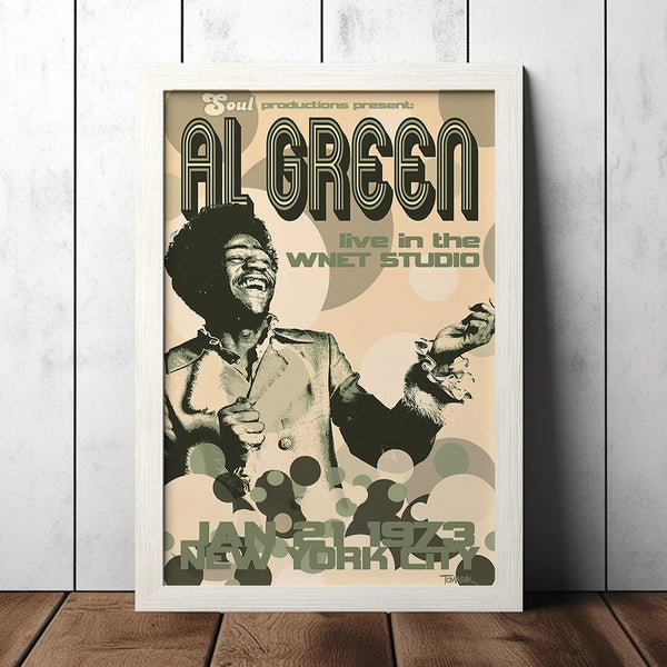 Al Green Concert Poster - Music Fan Collectibles - Vintage Music Poster - Home Decor - Wall Art 1591845813
