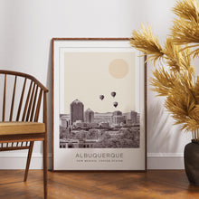 Albuquerque Poster Print, Albuquerque Travel Poster, Albuquerque Minimalistic Wall Art, Albuquerque, New Mexico, United States 1868249636