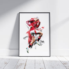 Alejandro Garnacho - 202425 - Home Kit - Football Poster - Football Print 1818426609