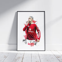 Alejandro Garnacho - 202425 - Home Kit - Poster - Print 1806797419