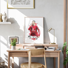 Alejandro Garnacho - 202425 - Home Kit - Poster - Print 1806797419