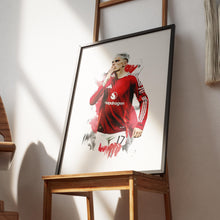 Alejandro Garnacho - 202425 - Home Kit - Poster - Print 1806797419