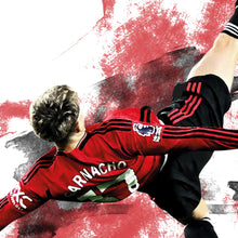 Alejandro Garnacho - Overhead Kick - Poster - Print 1676302796