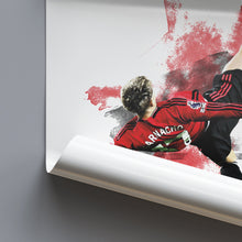 Alejandro Garnacho - Overhead Kick - Poster - Print 1676302796